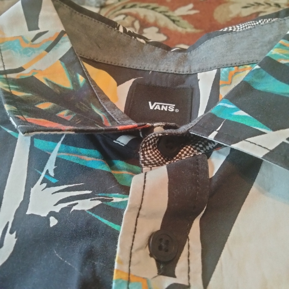 Vans Multicolor Button-Up Shirt Mens XL